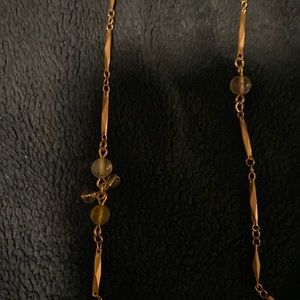 Long necklace with cute details!